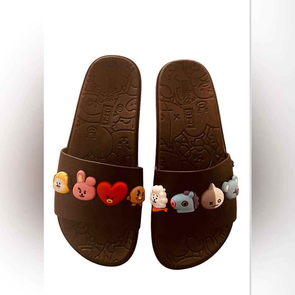 Women’s Melissa BT21 Black Sandals 9